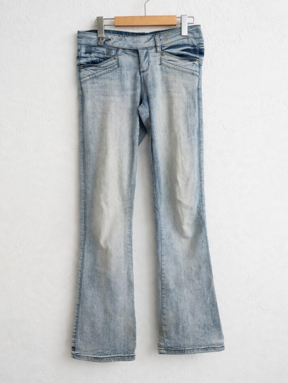 Vintage garage Y2K Light Wash Low Rise Flare Jeans 5 juniors